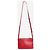 Céline Borsa a tracolla trio case in pelle rossa Rosso - vista 2