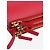 Céline Borsa a tracolla trio case in pelle rossa Rosso - vista 5