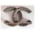 Spilla Chanel Logo CC Argento  - vista 2