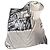 Sciarpa Rundholz in cotone e cashmere stampa auto Nero Bianco Beige