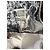 Sciarpa Rundholz in cotone e cashmere stampa auto Nero Bianco Beige - vista 7