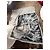 Sciarpa Rundholz in cotone e cashmere stampa auto Nero Bianco Beige - vista 8