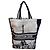 Christian Dior Borsa Tote "Paris" in Tela Nero Bianco