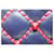 Valentino Garavani Rockstud Leather Crossbody Bag - Blue/Red  - view 8