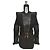 Mangano Hegel Lederjacke Schwarz mit Spitzendetails