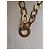 Collana D&G in ottone martellato D'oro - vista 2