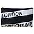 Pochette Longchamp London in Nylon Nero Bianco