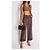Chanel Vaqueros wide leg con estampado floral gris - vista 7