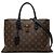 Borsa Tote e Borsa a mano Louis Vuitton Monogram Flower nera Nero