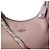 Coach Tabby 26 Borsa a tracolla in pelle nude Rosa Stampa python - vista 3