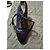 Chanel Décolleté con lacci in raso blu navy e scamosciato nero - vista 3