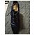 Chanel Décolleté con lacci in raso blu navy e scamosciato nero - vista 6