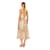 Zimmermann August Tie Front Seidenkleid Pink Mehrfarben Beige Grün Lila Gelb - vue 6