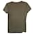 Yves Saint Laurent T-shirt Monogram YSL - Kaki Coton  - vue 2