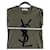 Yves Saint Laurent T-shirt Monogram YSL - Kaki Coton  - vue 5