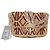 Borsa a tracolla Vanessa Bruno Moon Nano in rafia Beige Bordò
