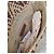 Borsa a tracolla Vanessa Bruno Moon Nano in rafia Beige Bordò - vista 7