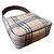 Borsa a tracolla Burberry Haymarket Check in lana Beige Monogramma - vista 3
