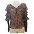 Veronica Beard Seidenbluse mit Blumenprint Cold-Shoulder Schwarz Rot Grün