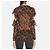 Veronica Beard Seidenbluse mit Blumenprint Cold-Shoulder Schwarz Rot Grün - Ansicht 7