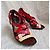 Céline Celine Colorblock Lackleder Absatzsandaletten Pink Rot Beige - Ansicht 2