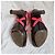 Céline Celine Colorblock Lackleder Absatzsandaletten Pink Rot Beige - Ansicht 6