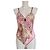 Autre Marque Maryan Mehlhorn Einteiler-Badeanzug Leopardenprint Braun Pink