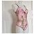 Autre Marque Maryan Mehlhorn Einteiler-Badeanzug Leopardenprint Braun Pink - Ansicht 3