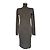 Pierre Balmain graues Strickkleid mit Rollkragen und Pailletten