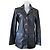 Pierre Cardin Blazer de cuero negro