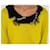 Autre Marque Lanvin en Bleu gelber Strickpullover mit Perlenkragen Schwarz - Ansicht 7