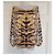 Blusa Just Cavalli de seda estampado tigre y cadena Castaño Blanco Dorado - vista 3
