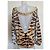 Blusa Just Cavalli de seda estampado tigre y cadena Castaño Blanco Dorado - vista 6