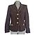 Moncler Brown Polyester Piping Jacket