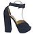 Charlotte Olympia Décolleté platform in camoscio nero