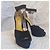 Charlotte Olympia Décolleté platform in camoscio nero - vista 3