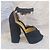 Charlotte Olympia Décolleté platform in camoscio nero - vista 4