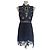 Self portrait Self-Portrait Spitzenkleid Navy Blau Schwarz