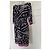 Autre Marque Vestido St. John estampado animal con ribete rosa Negro Gris - vista 2