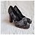 Gucci Décolleté Platform Pizzo Nero Grigio - vista 3