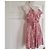 Melissa Odabash Vestido Mini em Viscose e Lurex com Estampado Floral Rosa Branco Vermelho Roxo - vista 2