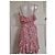 Melissa Odabash Vestido Mini em Viscose e Lurex com Estampado Floral Rosa Branco Vermelho Roxo - vista 4