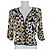 Autre Marque Stine Goya Simone Jacquard-Jacke Schwarz Weiß Grau Lila Gelb