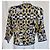 Autre Marque Stine Goya Simone Jacquard-Jacke Schwarz Weiß Grau Lila Gelb - Ansicht 4
