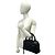 Borsa Mini Boston in pelle vernice con logo Chanel Nero - vista 2