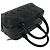 Borsa Mini Boston in pelle vernice con logo Chanel Nero - vista 4