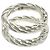 Ring Hermès Anello Hermes Area Band in Argento Sterling 925 - vista 4