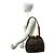 Noe Louis Vuitton Vintage Petit Noé Monogram Schultertasche aus Leder - Ansicht 2