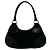 Tote Bolsa semi-ombro em nylon e couro com logo triângulo Prada Preto - vista 3