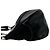 Tote Bolsa semi-ombro em nylon e couro com logo triângulo Prada Preto - vista 5